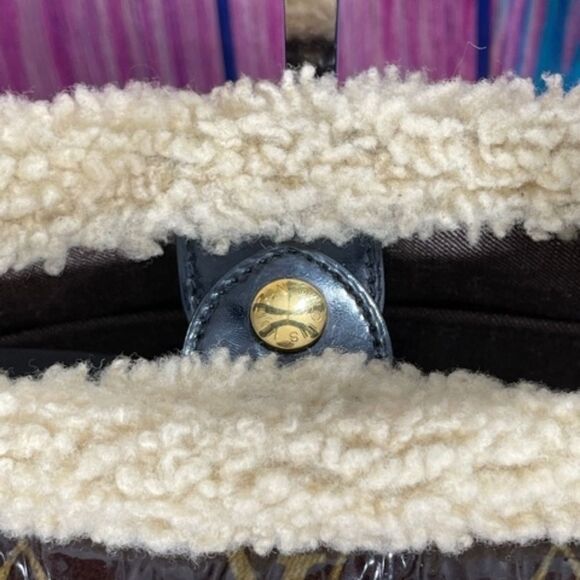 Louis Vuitton Patent Leather Bag 2007 Runway Thunder Rare Authentic - Picture 6 of 16